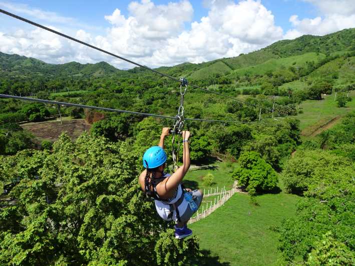 Zip-lining in the Rainforest Puerto Plata